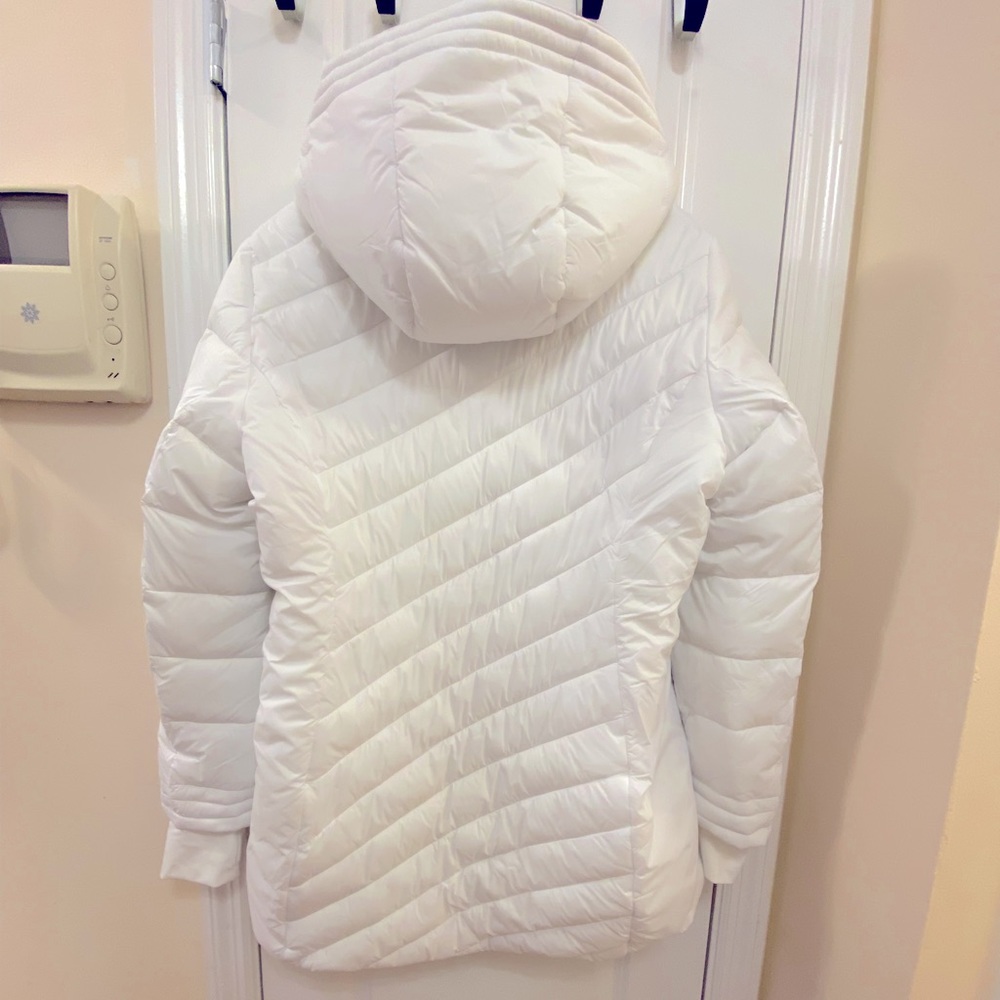 SPYDER women’s puffer jacket coat Snow White size L - Picture 2 of 4